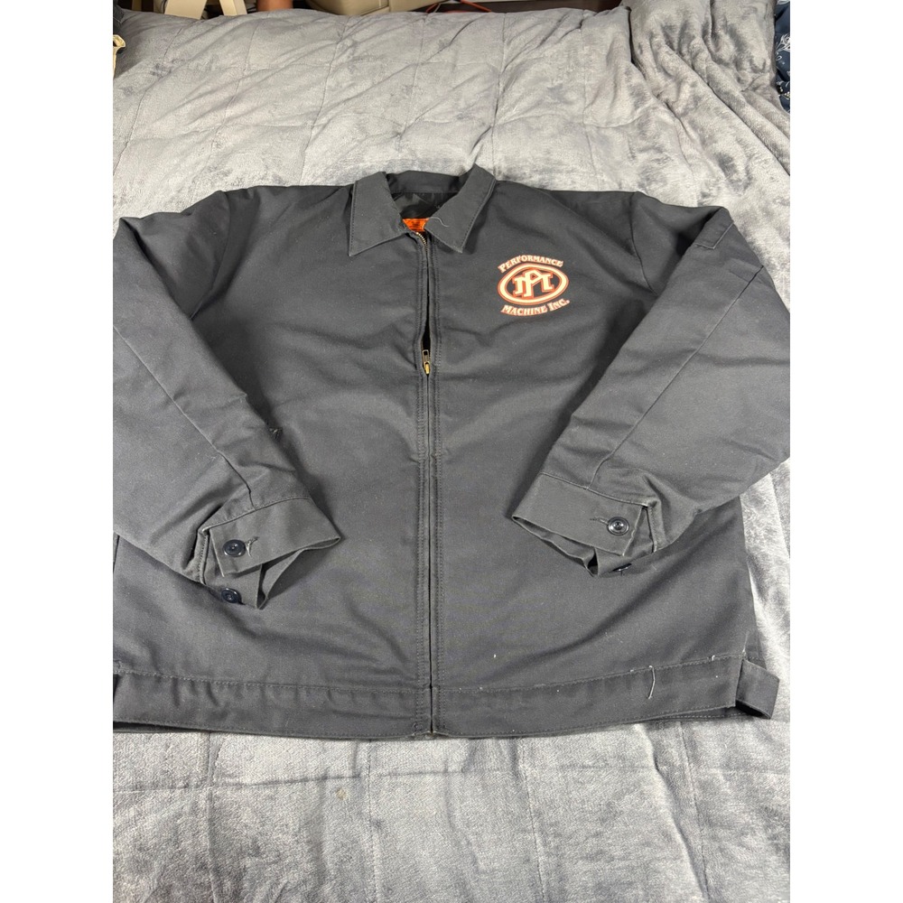 Red‎ Kap Performance Machine Inc Motorcycle Work Jacket Black XL JT22BK